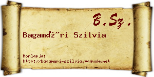 Bagaméri Szilvia névjegykártya